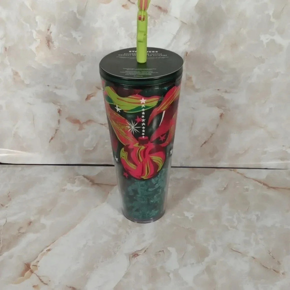 Starbucks Other - Starbucks Holiday Christmas tumbler bow silicone 24oz new